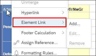 element link