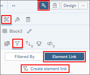 element link panel