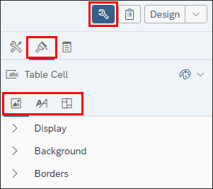 formatting tab