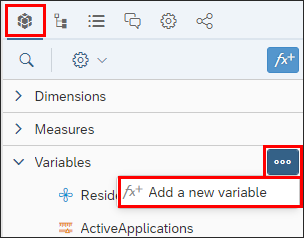 new variable panel