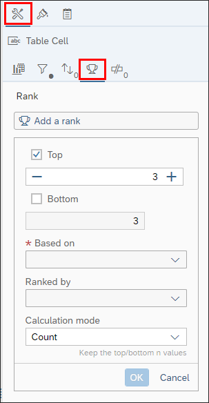 ranking panel