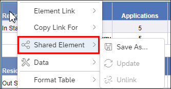 shared element save as