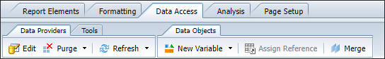 data access tab