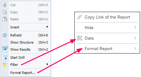 report contextual compare