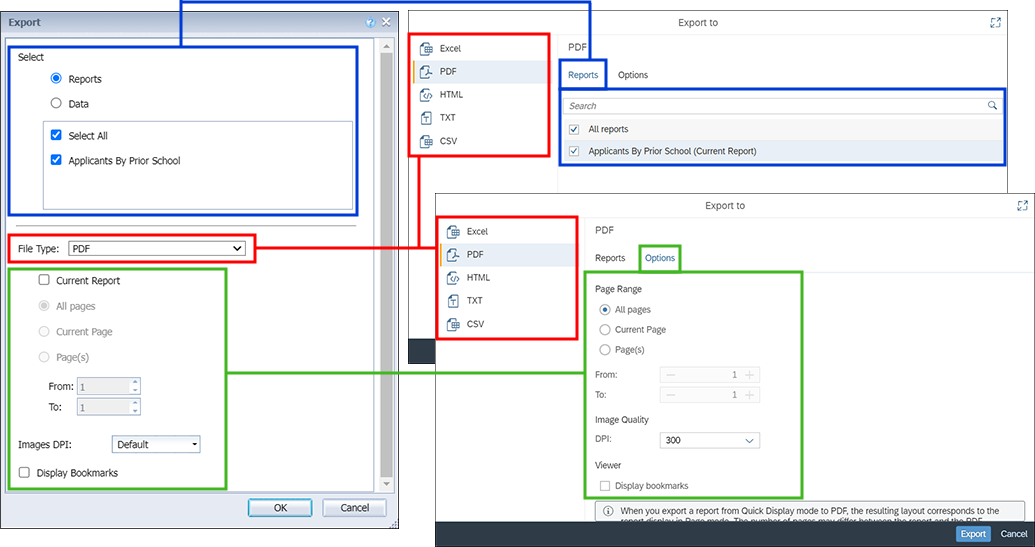 Export Compare